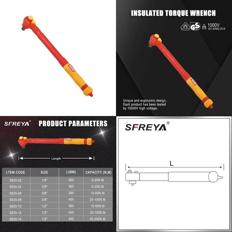Llave Dinamométrica Aislada SF - Torque Wrench reseña y precio