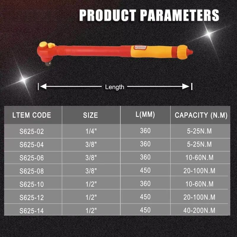 Llave Dinamométrica Aislada SF - Torque Wrench reseña y precio